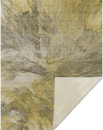 Addison Rugs ASB641 Taupe 50" x 70" Oversized Sherpa Throw Blanket