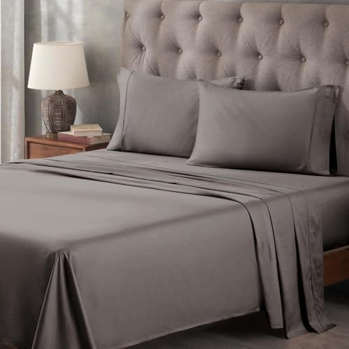 SUPERIOR Egyptian Cotton 400 Thread Count Bed Sheet Set, 1 Elastic
