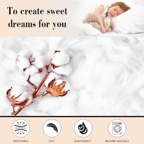Feelyou Boho Duvet Cover 100% Cotton Queen Size