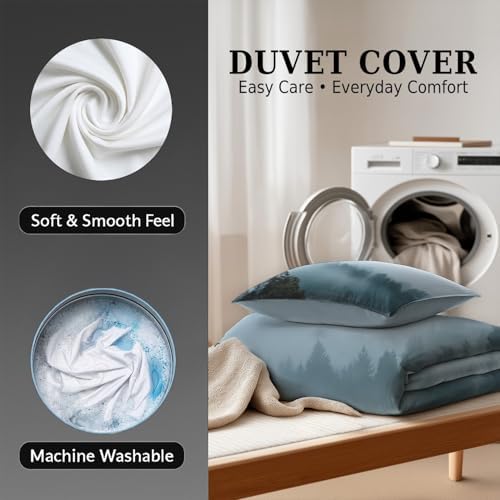 Super Soft Duvet Cover Set Microfiber Bedding Set Mystical Nature