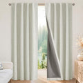 Joydeco Blackout Curtains for Bedroom - 100% Light Blocking 2 Panels