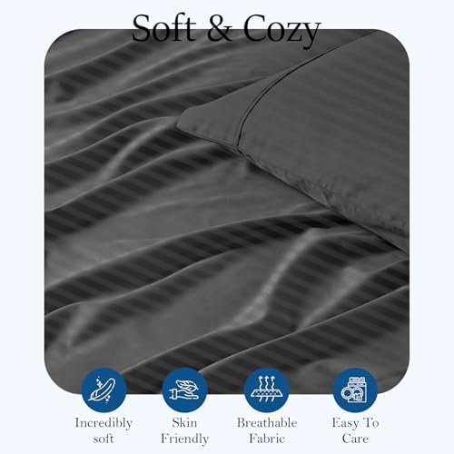 (Pack of 1) Flat Sheet Only, Full (81x96) Size - Soft 100% Cotton