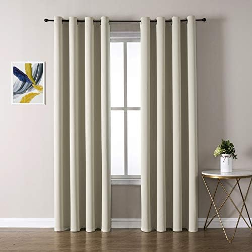 ChrisDowa Room Darkening Curtains for Bedroom and Living Room 84 Inch