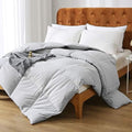 Feathers Down Comforter Twin,Medium Warm All-Season Duvet Insert
