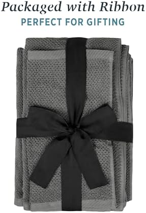 Welhome Franklin 100% Cotton Popcorn Textured Towel Set - 4 Pack Bath