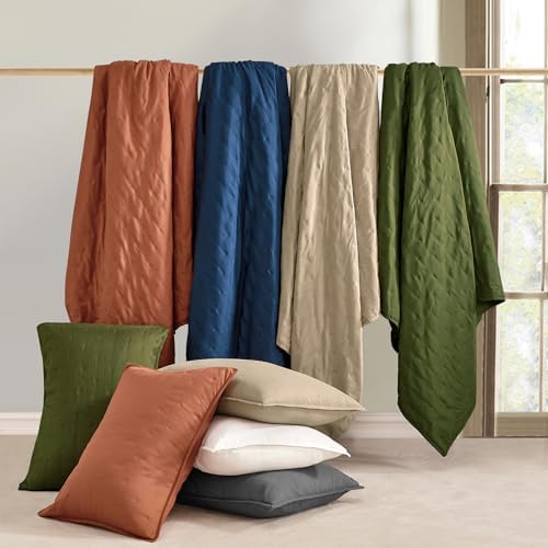 BOURINA Taupe King/CK Quilt Set 3-Piece Bedding Set Bedspread Coverlet