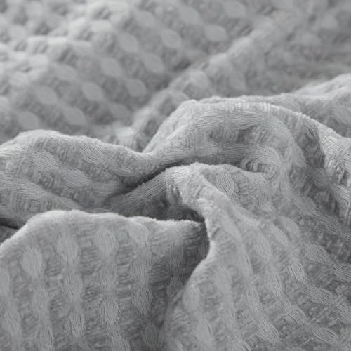 meadow park Cozy Waffle Weave Chenille Thermal Bed Blanket King 104” x