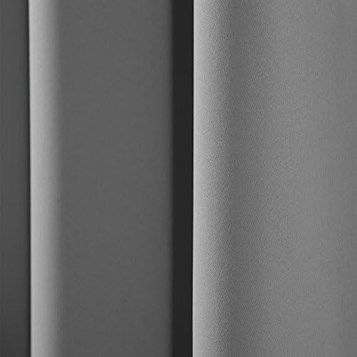Home Fashion Thermal Insulated Blackout Curtains - Stainless Steel