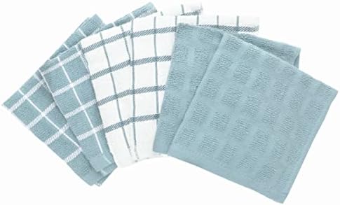 Ritz 100% Terry Cotton, Highly Absorbent Dish Cloth Set, 12” x 12”