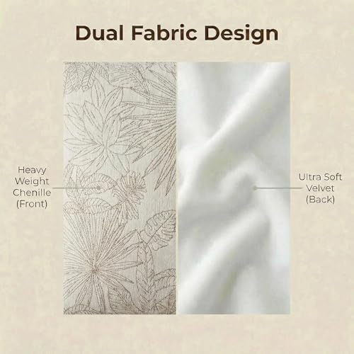 Floral Throw Pillow Covers 20x20 Set of 2, Fall Decorative Pillow
