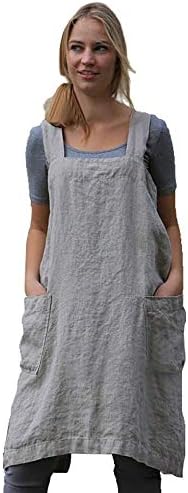 Larmliss Women's Pinafore Square Apron Baking Cooking Gardening Works