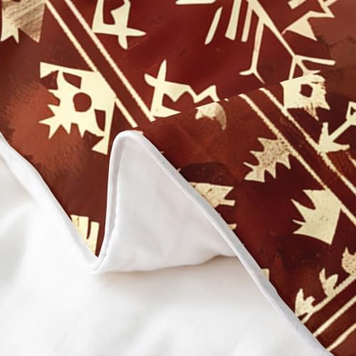 jejeloiu Moroccan Duvet Cover 100% Cotton Queen Size,No Comforter Boys
