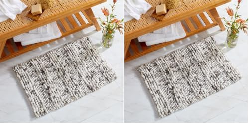 Market & Place Luxury Plush Bath Rugs, Ultra Soft and Absorbent