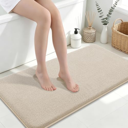 Smiry Memory Foam Bath Mat 44x24, Extra Soft Absorbent Bathroom Rugs