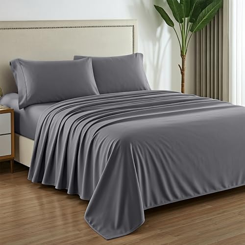 Mayfair Linen 100% Pure Egyptian Cotton Sheet King Size - Luxury 1000