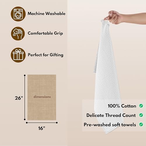 Native Fab Cotton Kitchen Towel with Hanging Loop 16x26 inches