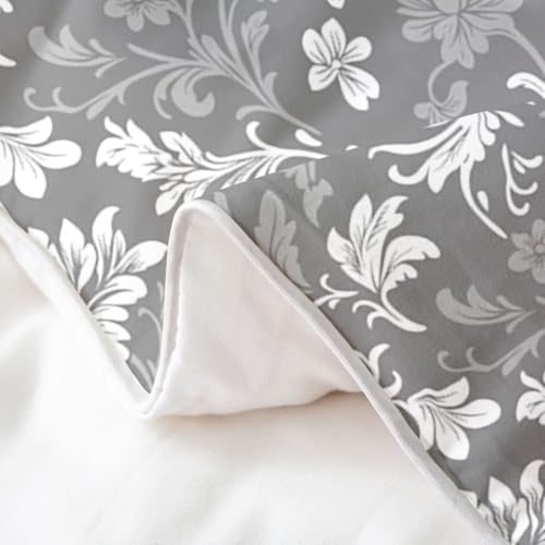 Feelyou Vintage Floral Spring Duvet Cover 100% Cotton Queen Size Boys