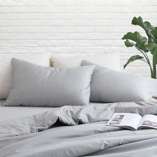 Pillow Cases Queen Size 4 Pcs,100% Egyptian Cotton 400 Thread Count