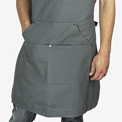 Chef Pomodoro Chef Apron for Men and Women - Kitchen Apron with
