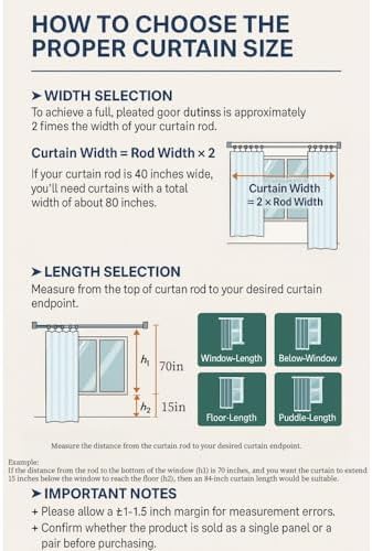 2-Pack Brown Blackout Window Curtain Panels, Casual Textured Draperies