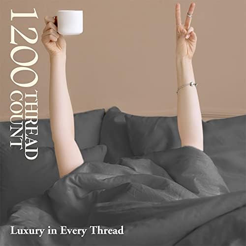 1200 Thread Count Cotton Sheets, 100% Egyptian Cotton Sheet for King