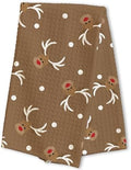 Christmas Cute Elk Theme Kitchen Towels - 16 x 24 Inches Kitchen Funny