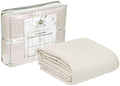 HILLFAIR 100% Combed Cotton Blanket– Queen Size Bed Blanket– Warm Soft