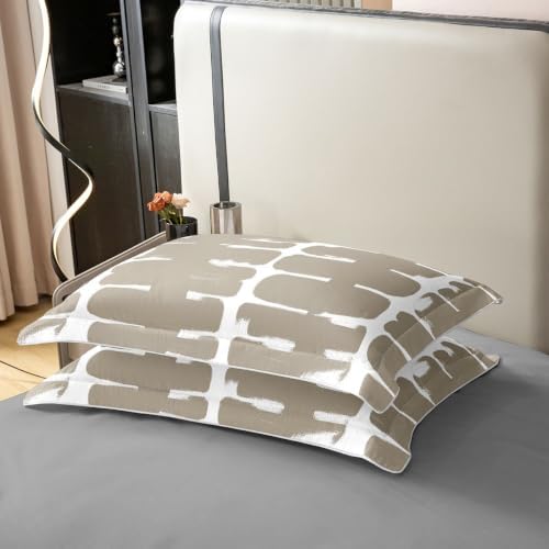 Feelyou Kids Geometric Duvet Cover 100% Cotton King Size