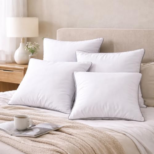 18x18 Throw Pillow Inserts Set of 6, 500g Filled Decorative Pillow