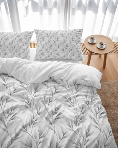 Botanical Delicate Branches Bedding Duvet Cover Queen Size - 1 Quilt