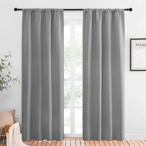 LITTLE BIRD Easy Rod Pocket Hanging Option Blackout Curtains for