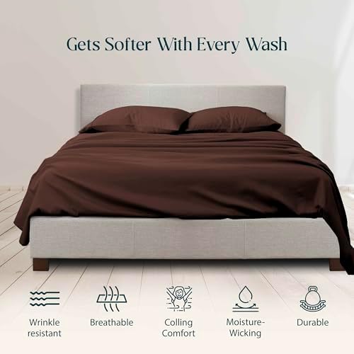 King Sheet Set – 600 Thread Count Egyptian Cotton Sateen, 16" Deep