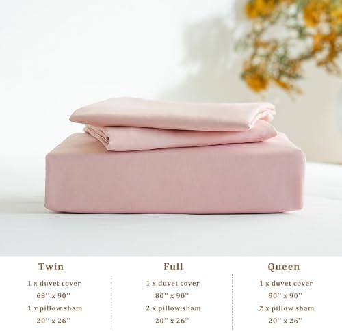 Mohap 1 Duvet Cover with 2 Pillow Shams Full Size for All Seasons
