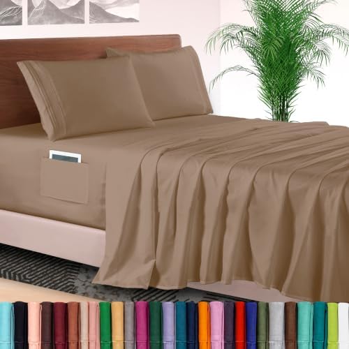 Elegant Comfort 4-Piece Bed Sheet Set - Luxury Bedding 1500 Premium