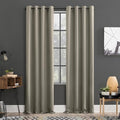 Sun Zero Soho 2-pack Blackout Energy Efficient Grommet Curtain Panel