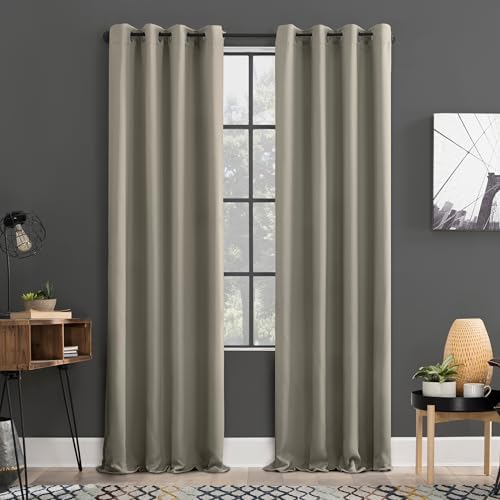 Sun Zero Soho 2-pack Blackout Energy Efficient Grommet Curtain Panel