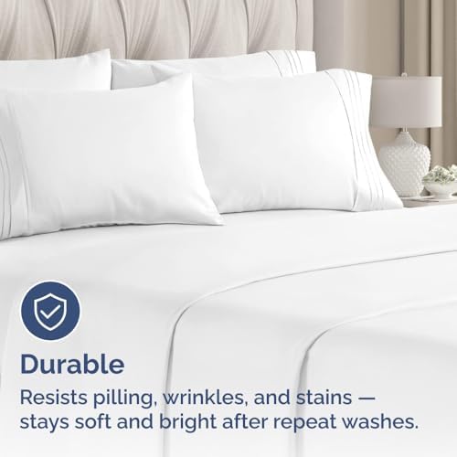 Queen Pillow Cases Set of 6 - Ultra Soft Cozy Pillowcase Covers