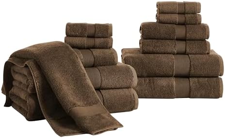 Luxury Cotton & Rayon from Bamboo Towel Set of 12