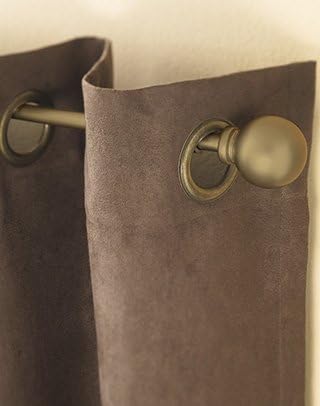 Curtainworks Cameron Grommet Curtain, 50 x 63 in, Pewter, 1 Panel