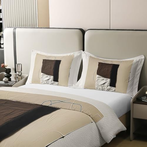 Erosebridal Geometric 100% Cotton Duvet Cover King Abstract Art