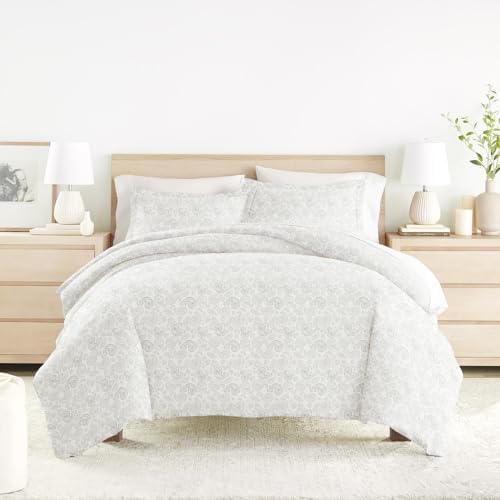 Linens & Hutch Duvet Cover Set Patterned Microfiber Ultra Soft Bedding