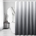 Gibelle Grey Ombre Fabric Shower Curtain for Bath Decor, 72 x 72