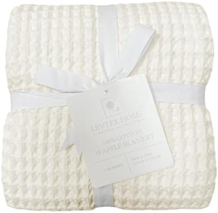 Levtex Home - Waffle Blanket - Throw (50x70in.) - Waffle Knit