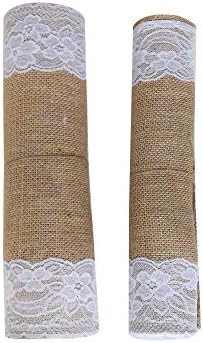 Awtlife 12 x 120 Inch Burlap Table Runner for Wedding Bridal Shower
