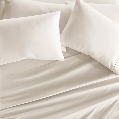 Merit Linens Essential Colors Microfiber Bed Sheet Set with Extra