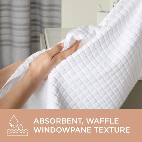 TOWN & COUNTRY EVERYDAY 4-Piece Textured Windowpane Washcloth Set