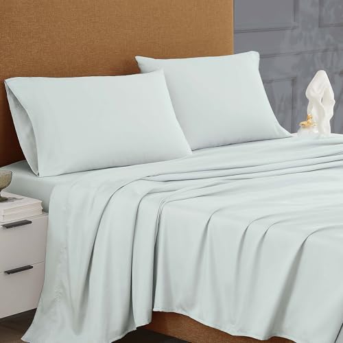SUPREME ELEGANCE King Sheet Set, Soft Gray, 600 Thread Count Sateen