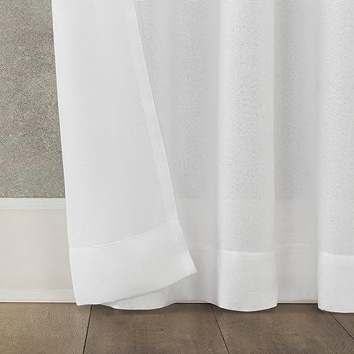 No. 918 Reman 2-Pack Twist Tab Linen Texture Semi-Sheer Tab Top