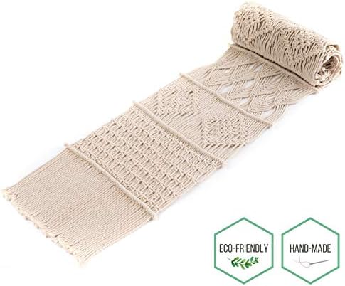 Macrame Table Runner, Boho Table Runner 86 x 13 inches, Perfect for
