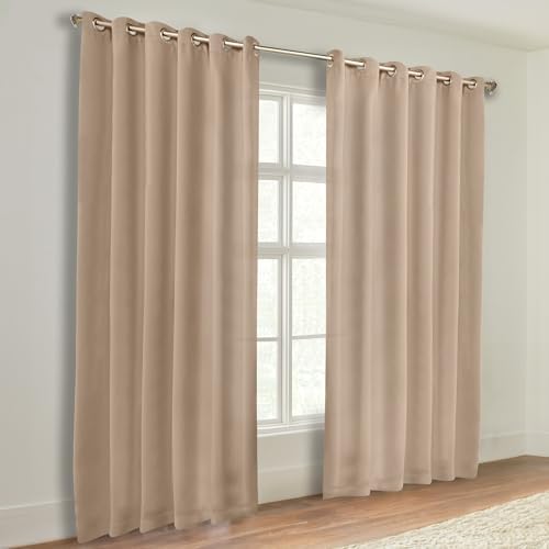 SUPERIOR Semi Blackout Curtains - Solid Color - 70" x 120" - Grommet